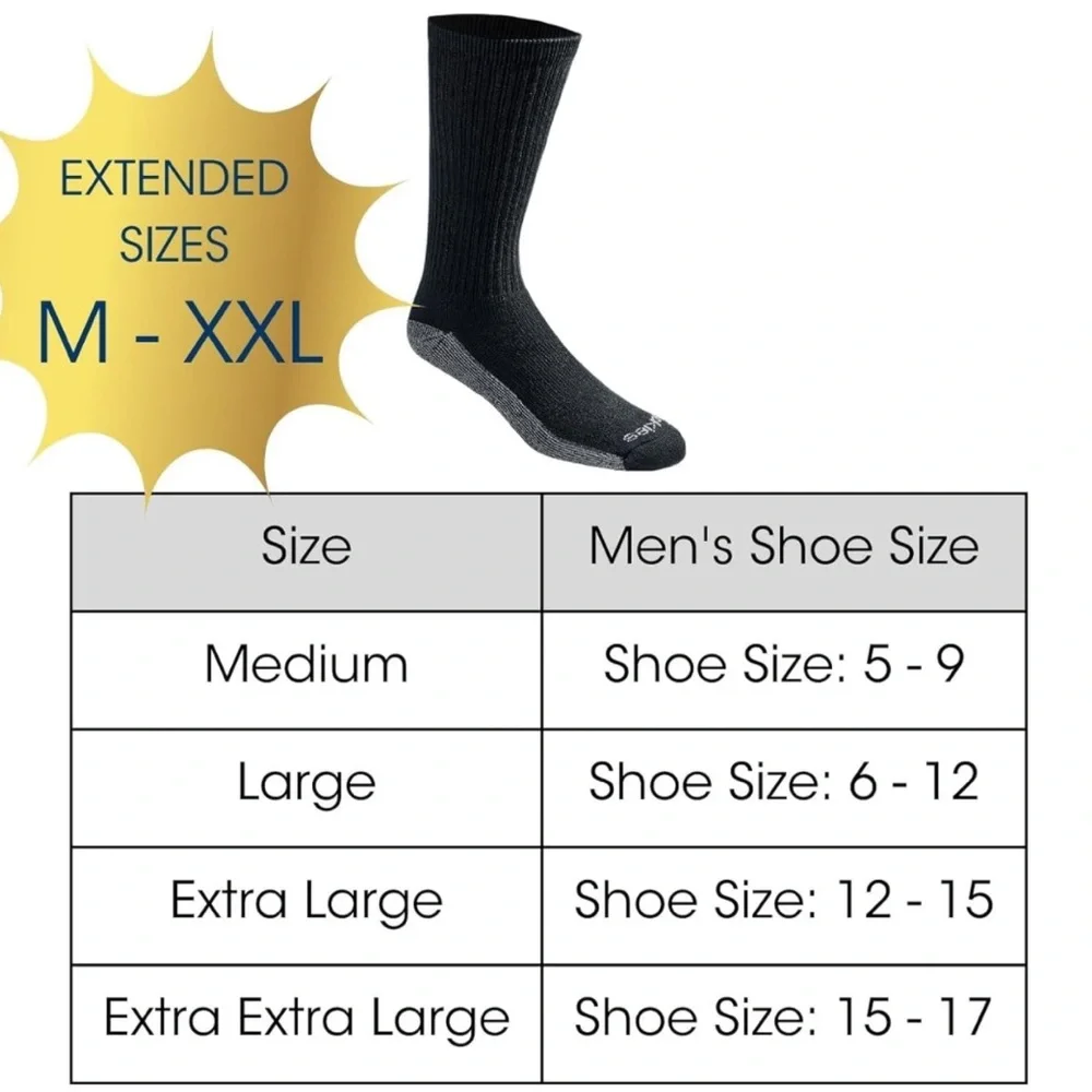 Men's Dri-tech Moisture Control Crew Socks Multipack - Picture 3 of 5